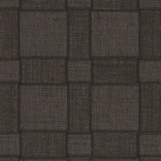 Casamance 74900424 Taormina Manoria Carbone - tapeta ręcznie tkana z rafii