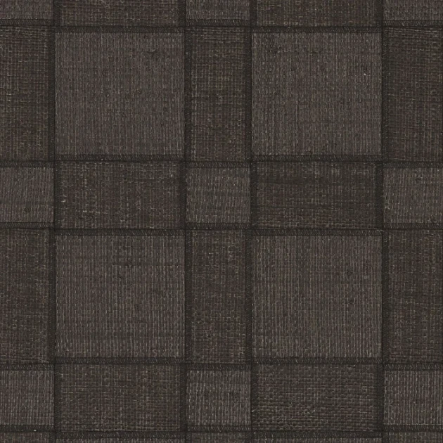 Casamance 74900424 Taormina Manoria Carbone - tapeta ręcznie tkana z rafii