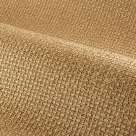 Casamance 71920435 Tramis Fibrosa Ambre - tapeta w rzemieślniczy splot