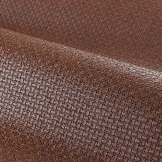 Casamance 71920655 Tramis Fibrosa Sienne brulée - tapeta w rzemieślniczy splot