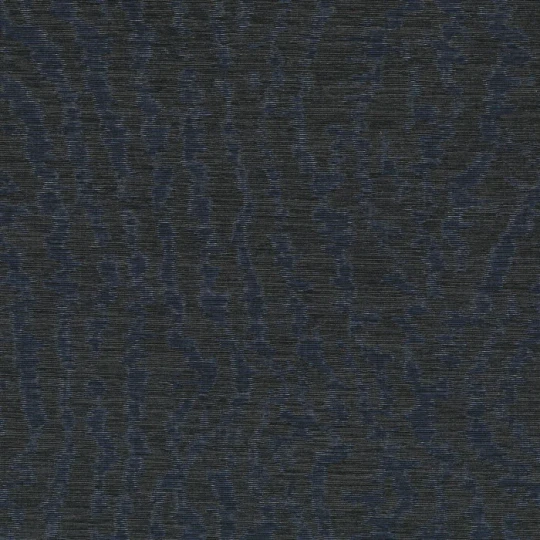 Casamance 71980609 Mimbeau Canon Noir bleu nuit - tapeta tekstylna o żakardowym splocie