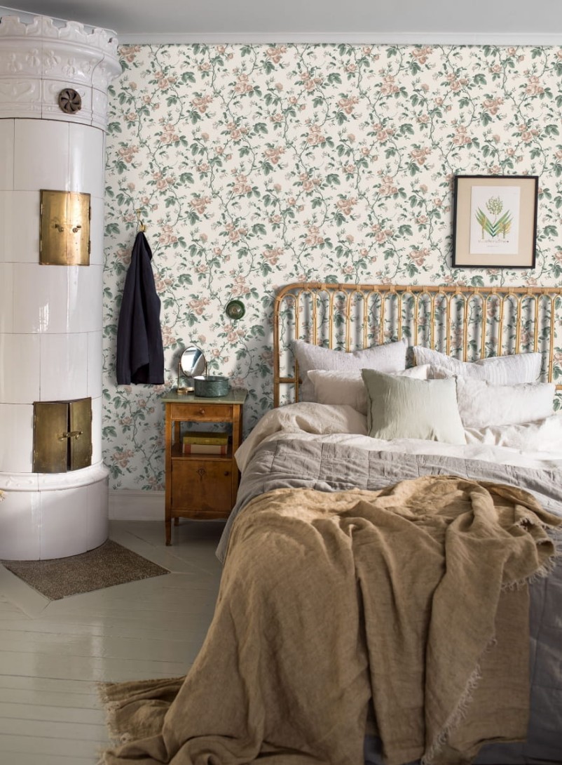 Tapeta Boras Tapeter In Bloom 7211 French Roses