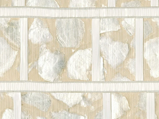 Omexco SOP1061 Shades of Pale - tapeta geometryczna z muszli capiz