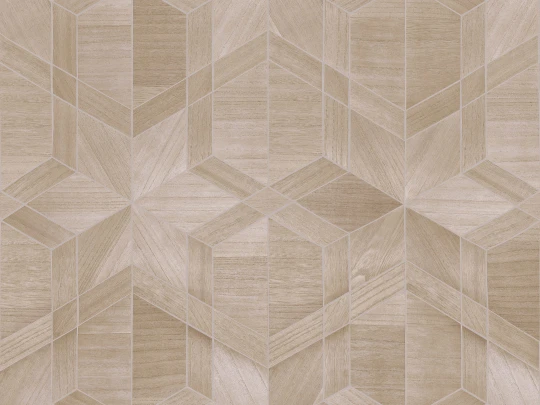 Omexco SYC1110 Sycamore - tapeta geometryczna z forniru drewnianego