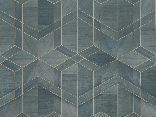 Omexco SYC1130 Sycamore - tapeta geometryczna z forniru drewnianego