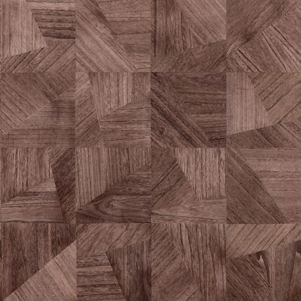 Omexco SYC2140 Sycamore - tapeta geometryczna z forniru drewnianego