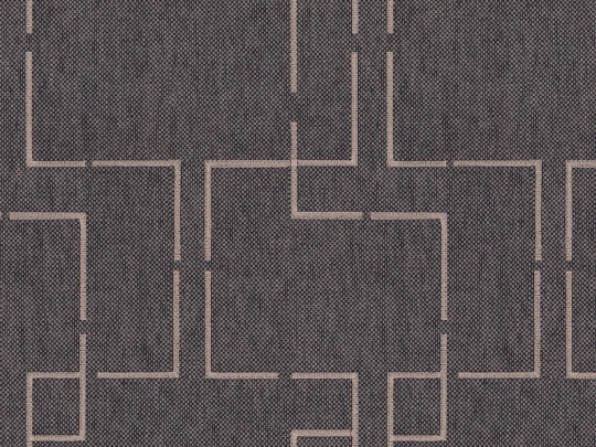 Omexco TRU40 Tribu - tapeta geometryczna haftowana