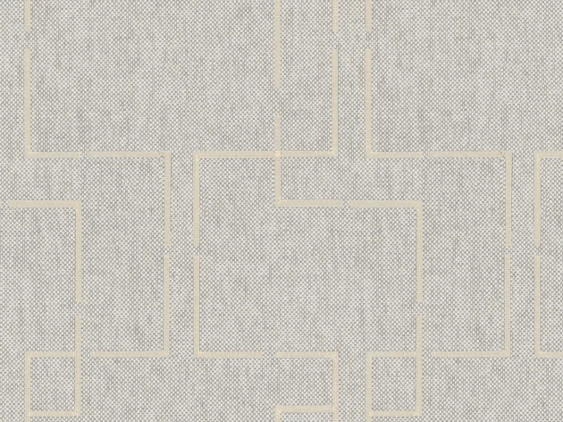 Omexco TRU41 Tribu - tapeta geometryczna haftowana