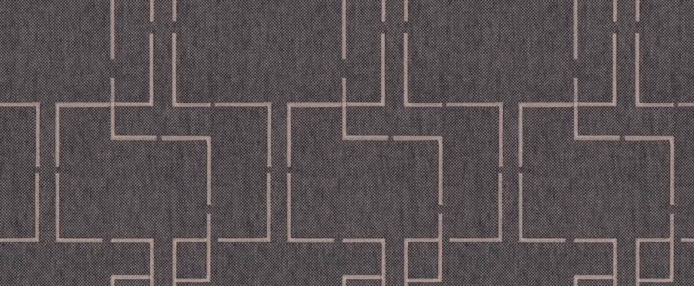 Omexco TRU41 Tribu - tapeta geometryczna haftowana