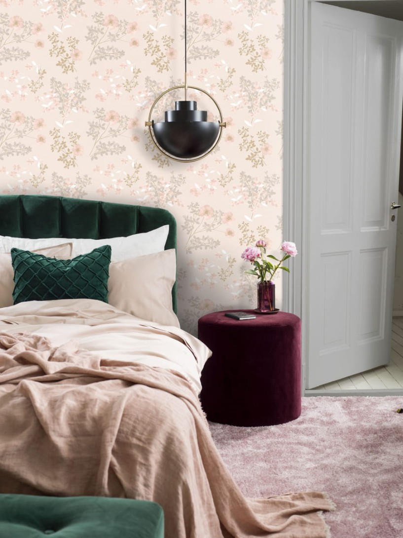 Tapeta Boras Tapeter In Bloom 7231 Prairie Rose