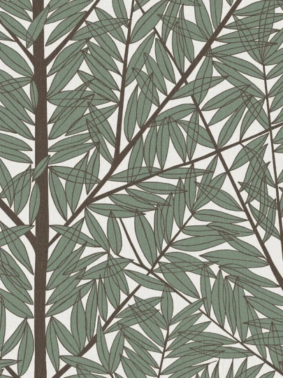 Boras Tapeter 9813W Studio Viola Gråsten Korgpil Green - mural w liście