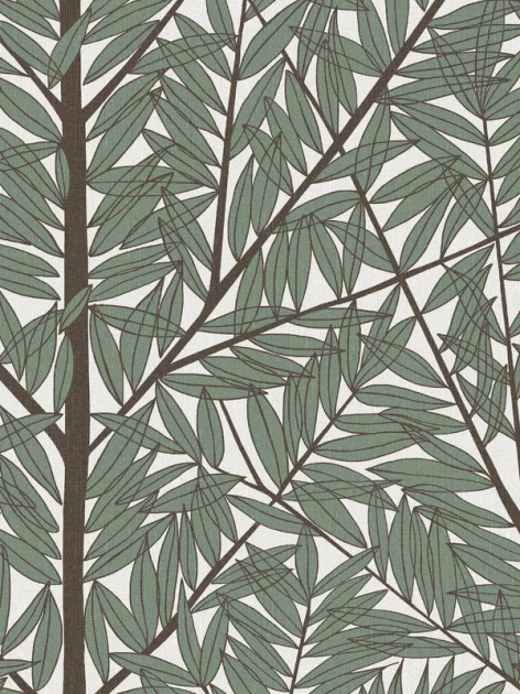 Boras Tapeter 9813W Studio Viola Gråsten Korgpil Green - mural w liście
