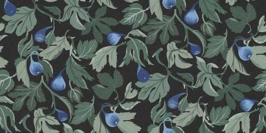 Boras Tapeter 9829W Studio Petra Börner Figs Black - mural w figi