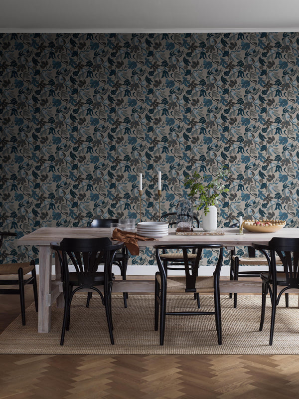 Boras Tapeter 9831W Studio Petra Börner Figs Grey - mural w figi