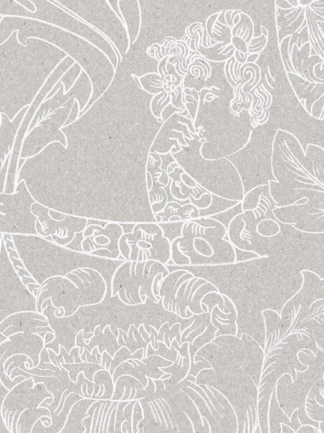 Boras Tapeter 9835W Studio Petra Börner Floral Dream Beige - mural w roślinny