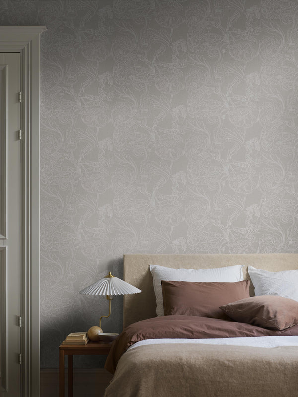 Boras Tapeter 9835W Studio Petra Börner Floral Dream Beige - mural w roślinny