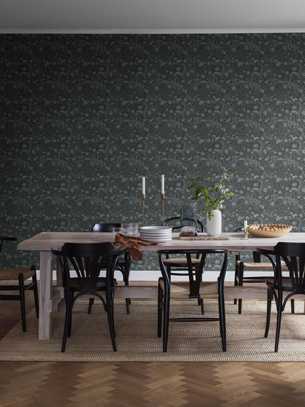 Boras Tapeter 9845W Studio Hanna Werning Pangsurr Green - mural roślinny