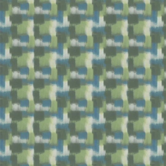 Designers Guild PDG1213/02 Palette Provencale carrés Ombrés Moss - mural tekstylny geometryczny