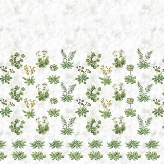 Designers Guild PDG1209/01 Palette Provencale Primevère Sage - mural botaniczny