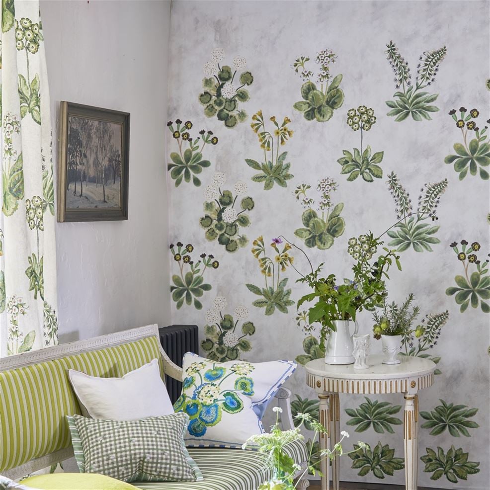 Designers Guild PDG1209/01 Palette Provencale Primevère Sage - mural botaniczny