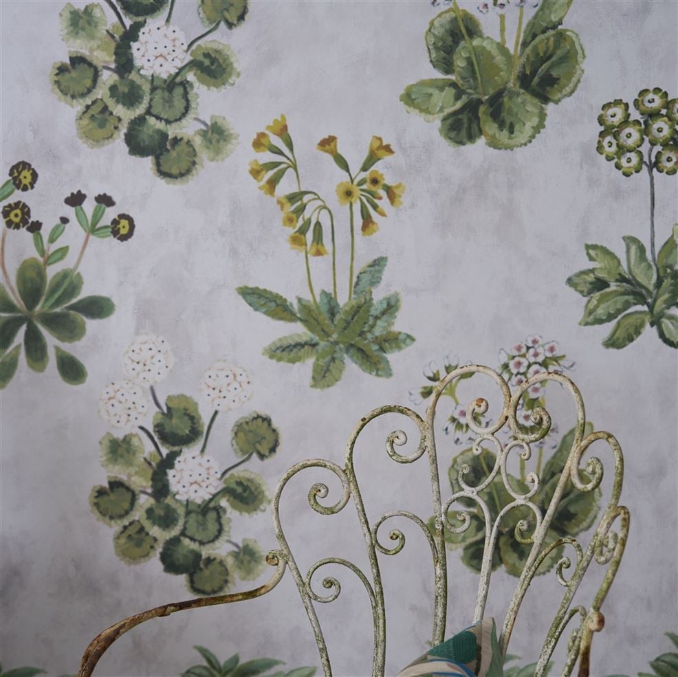 Designers Guild PDG1209/01 Palette Provencale Primevère Sage - mural botaniczny