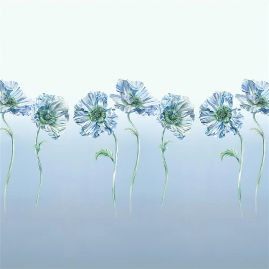 Designers Guild PDG1210/01 Palette Provencale coquelicot Delft - mural w maki