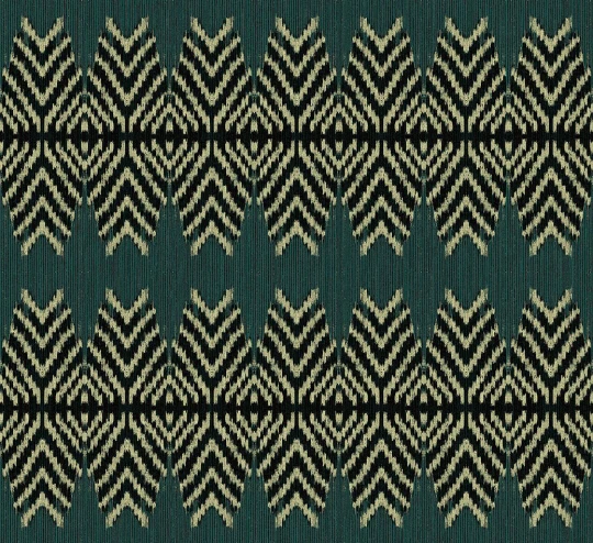 Guy Masureel INT1101 Intact Akono Celadon - tapeta tekstylna geometryczna ikat