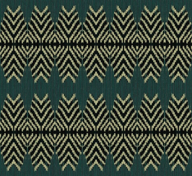 Guy Masureel INT1101 Intact Akono Celadon - tapeta tekstylna geometryczna ikat