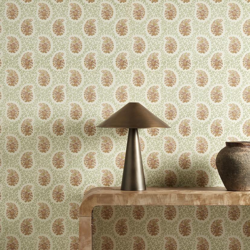 Harlequin HFUP113345 Zamora Paisley Seaglass - tapeta z wzorem paisley