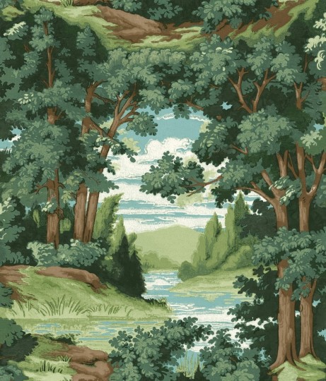 Tapeta York Tailored HO3300 Forest Lake Scenic