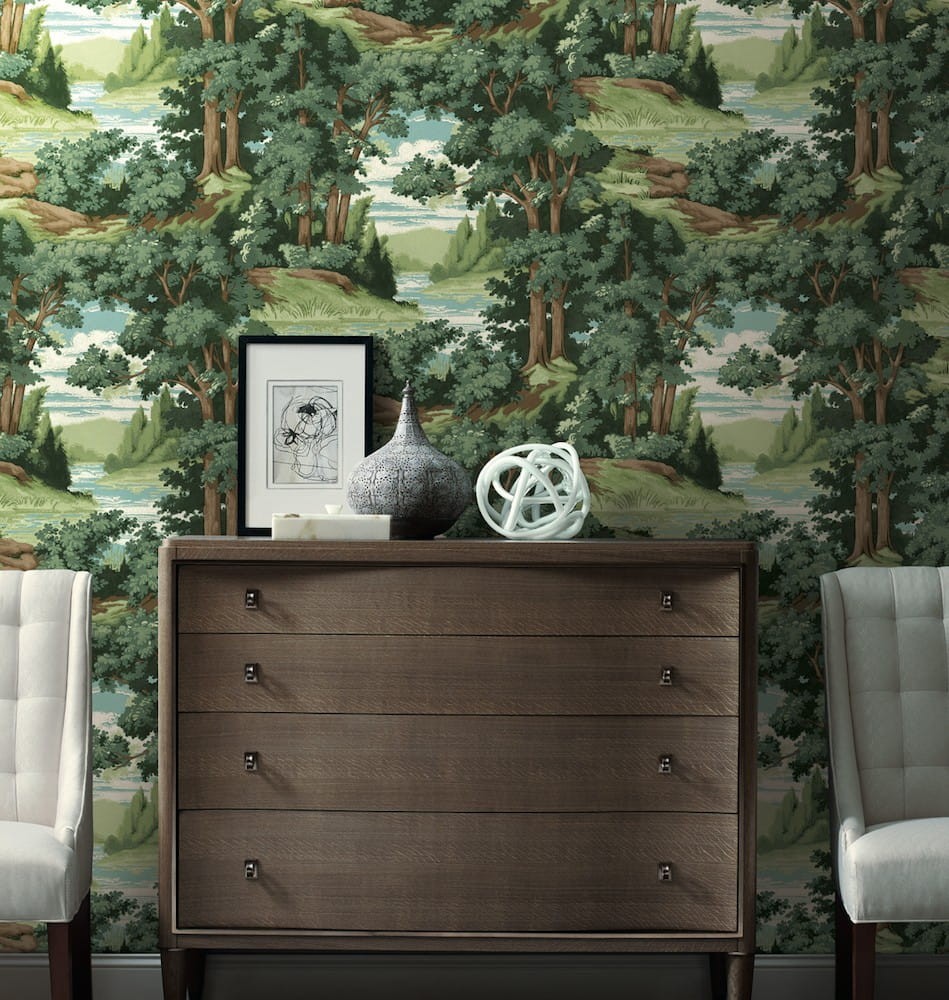 Tapeta York Tailored HO3300 Forest Lake Scenic