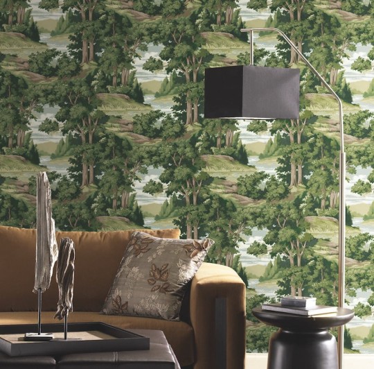 Tapeta York Tailored HO3301 Forest Lake Scenic