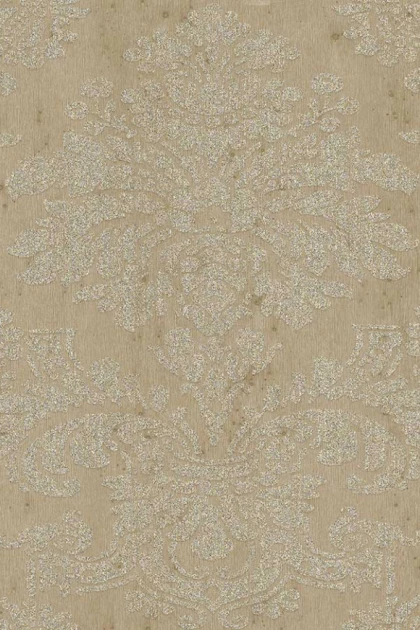 Arte 37641 Metal X Signum Gloria - tapeta w ornamenty roślinne metaliczne tło