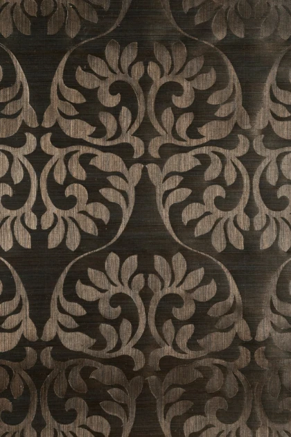 Arte 49055 Heliodor Leaf - tapeta w ornamenty roślinne z sizalu