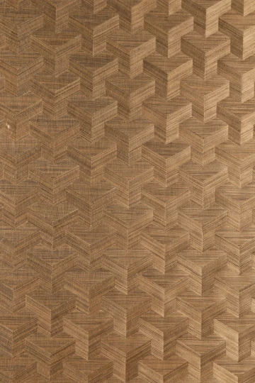 Arte 49000 Heliodor Cube - tapeta geometryczna 3D z sizalu