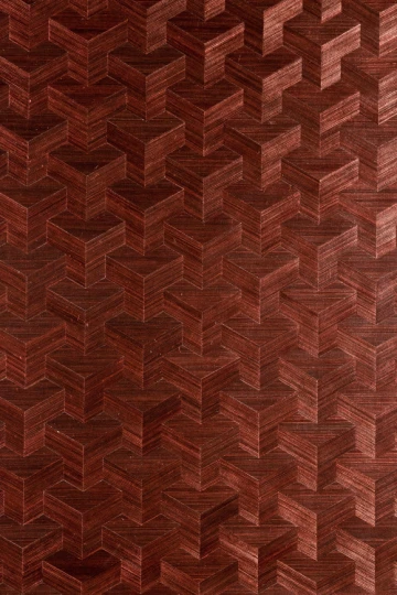 Arte 49001 Heliodor Cube - tapeta geometryczna 3D z sizalu