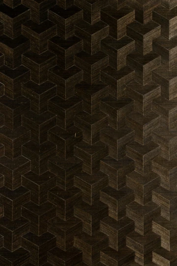 Arte 49005 Heliodor Cube - tapeta geometryczna 3D z sizalu