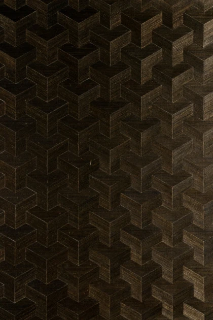 Arte 49005 Heliodor Cube - tapeta geometryczna 3D z sizalu