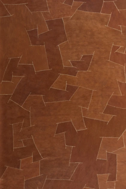 Arte pan. 219 Bark Cloth Orange bark/3000 - tapeta w patchwork z kory drzewa