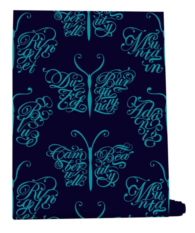 Tapeta Mini Moderns Camberwell Beauty AZDPT018MI Midnight