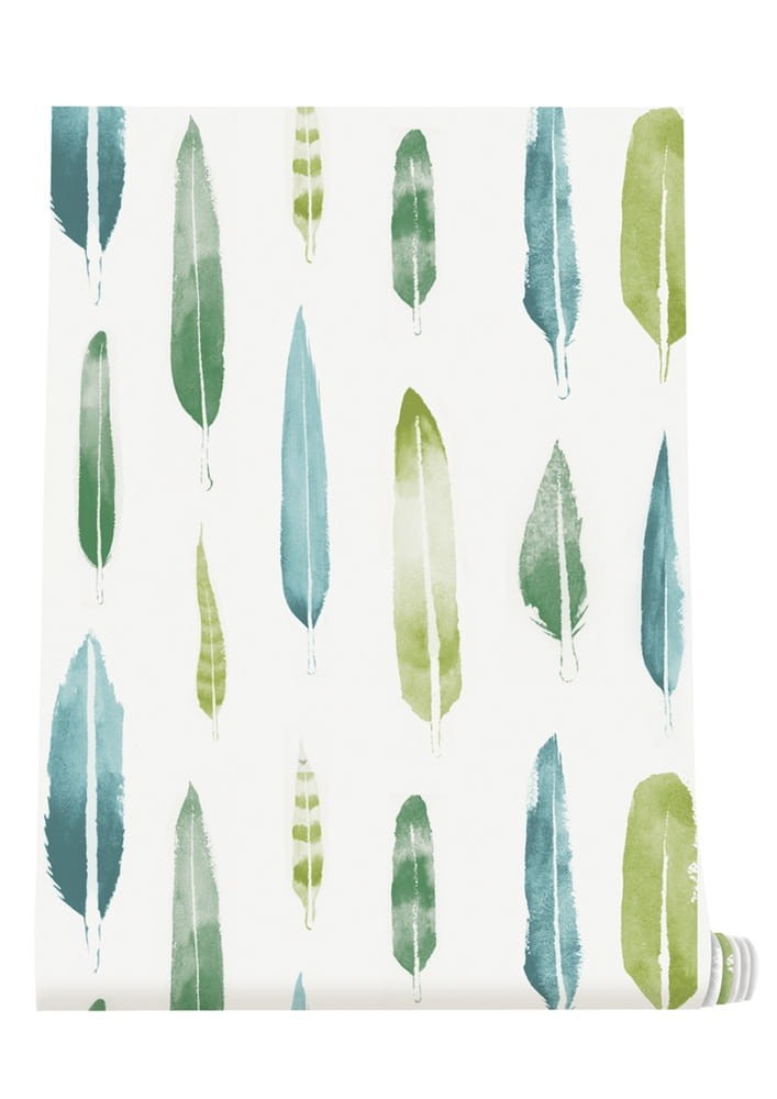 Tapeta Mini Moderns Feathers AZDPT024CE Coach Emerald
