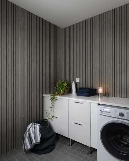 Midbec MB11902 Elements Ribbvagg - tapeta imitująca lamele drewniane