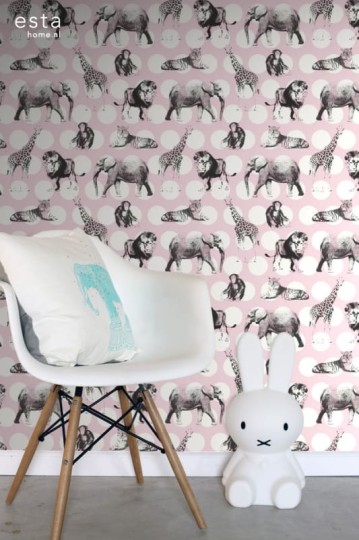 Tapeta Esta Everybody Bonjour 137-138722 Kropy Zwierzęta