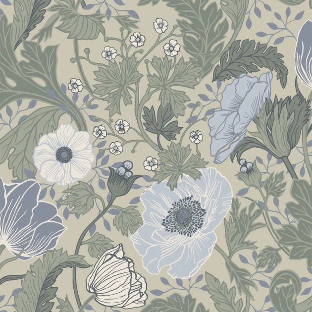 Midbec MB34035 Fagelsang Anemone - tapeta w kwiaty
