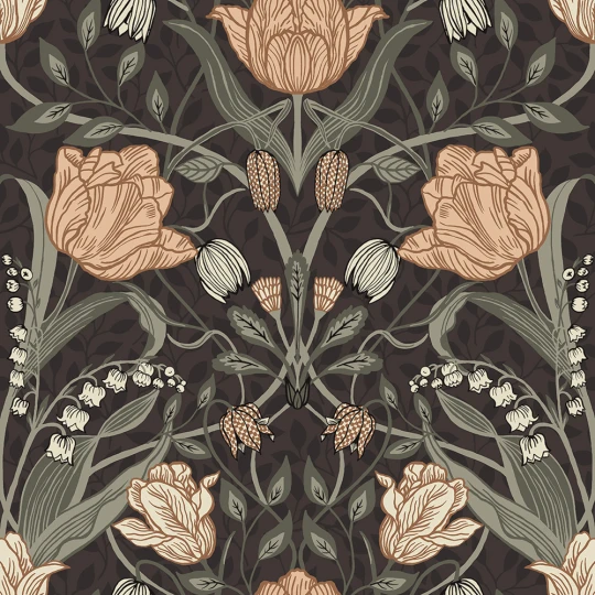 Midbec MB44107 Gronhaga Filippa - tapeta w tulipany