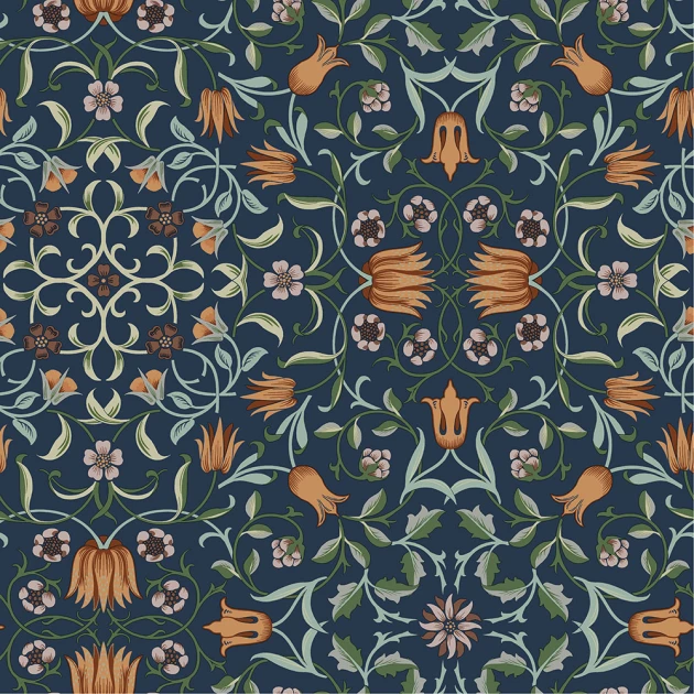 Midbec MB82010 Hidden Treasures vol 1 Holland Park - tapeta kwiaty kalejdoskopowe
