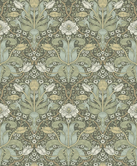 Midbec MB82067 Hidden Treasures vol 2 Spring Thicket - tapeta w ornamnety roślinne