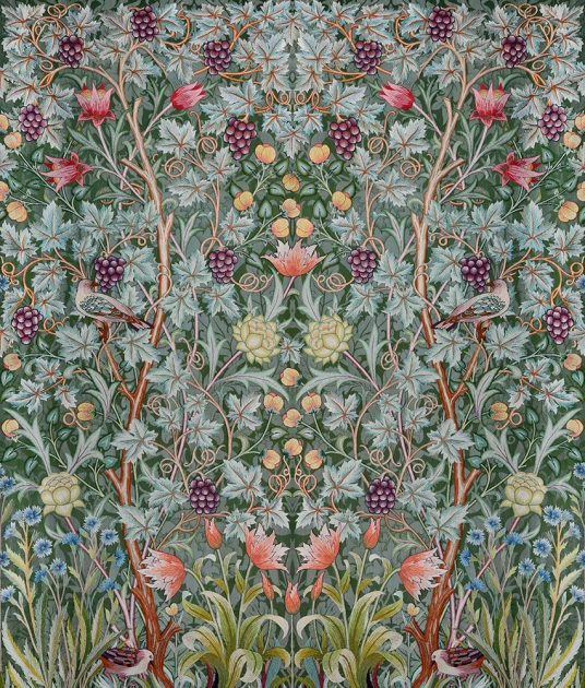 Midbec MBHT84001 Hidden Treasures vol 2 Vine Embroidery - mural roślinny