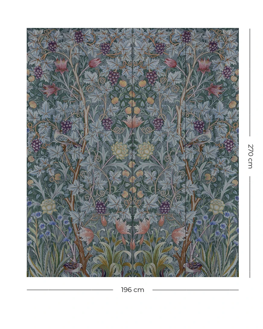 Midbec MBHT84002 Hidden Treasures vol 2 Vine Embroidery - mural roślinny