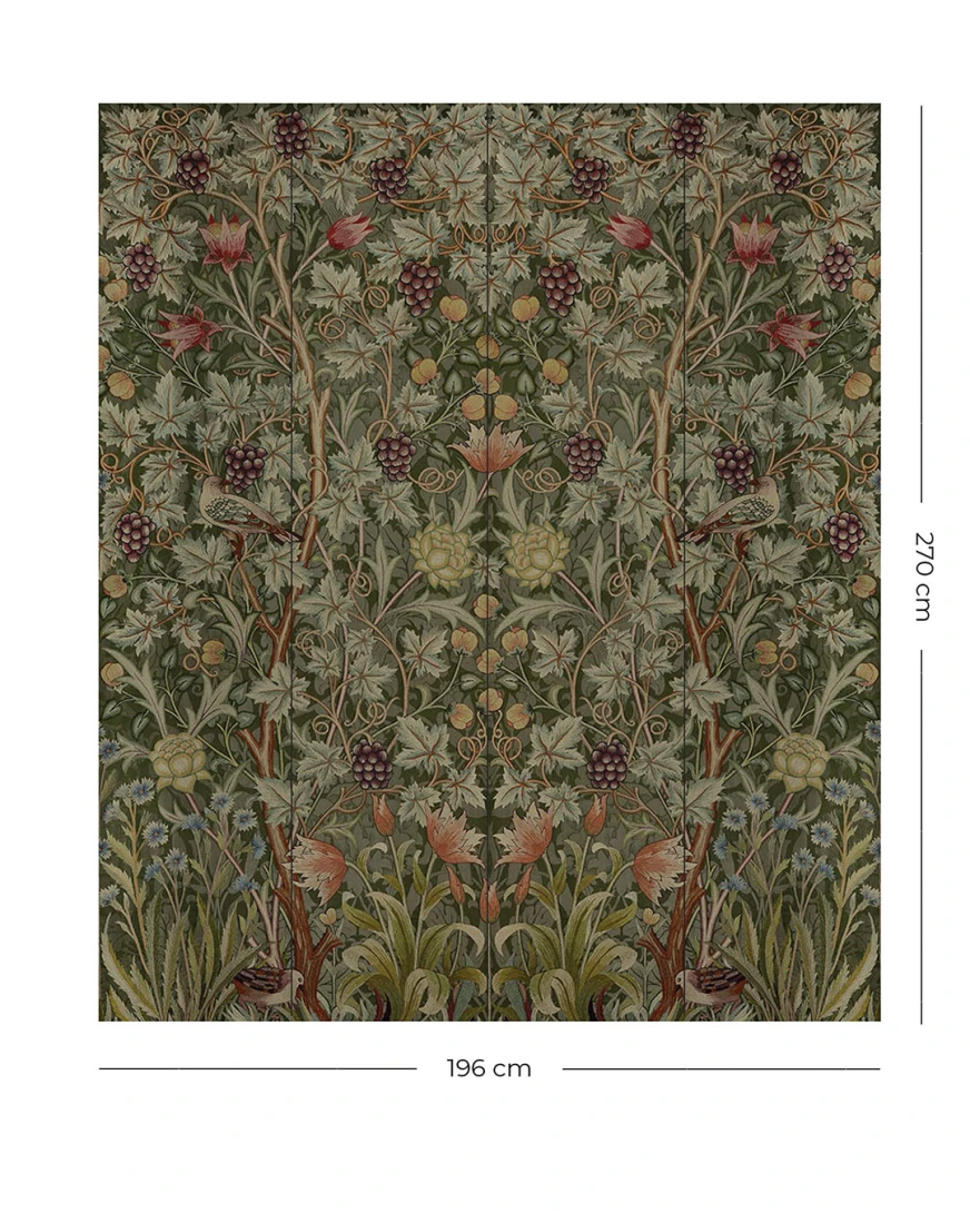 Midbec MBHT84003 Hidden Treasures vol 2 Vine Embroidery - mural roślinny
